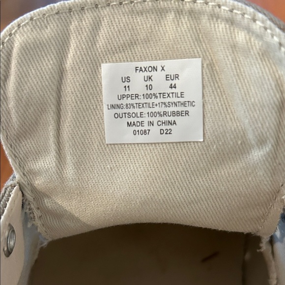 Polo by Ralph Lauren Men's Khaki Canvas Sneakers, worn several times - Picture 4 of 4